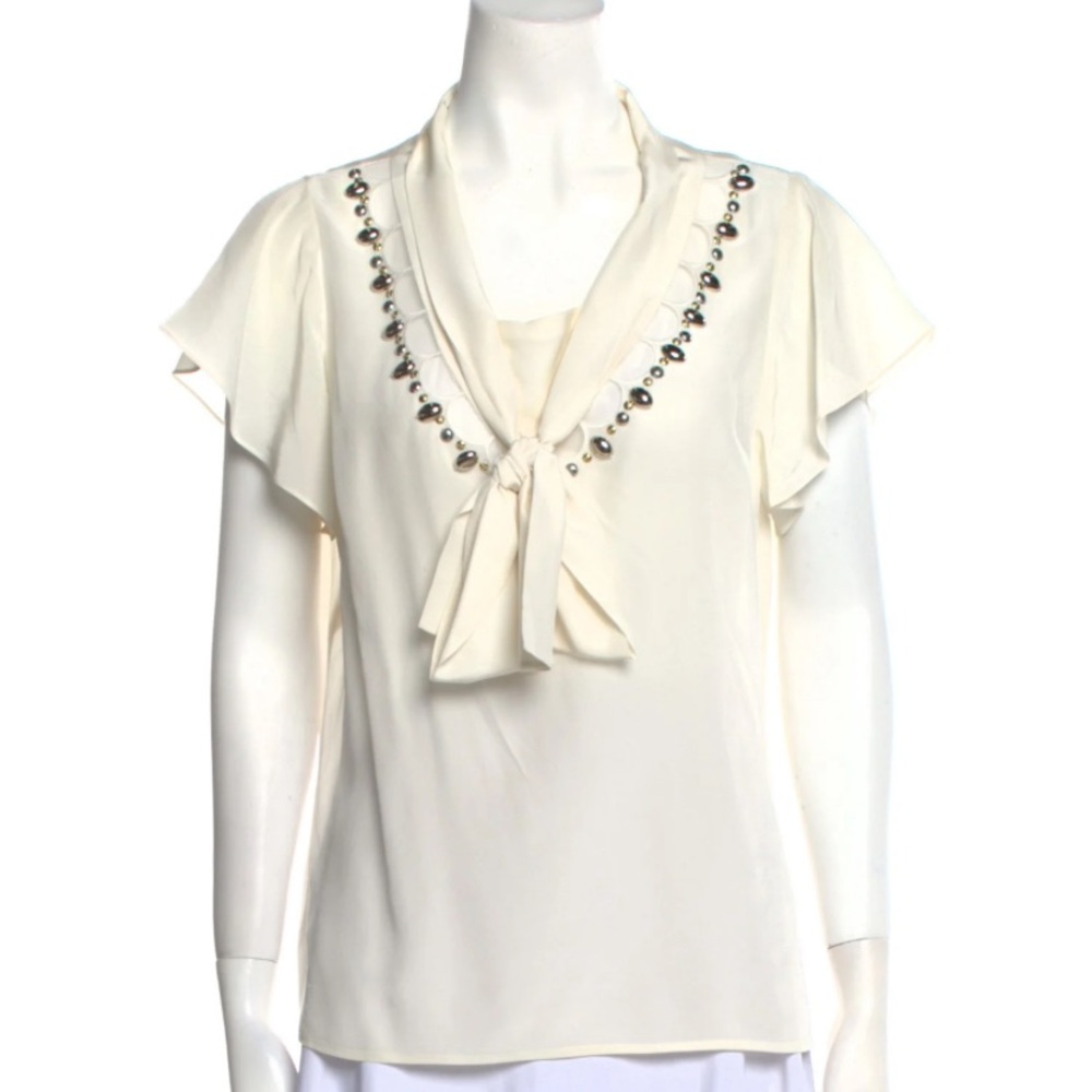 St. John Couture silk blouse